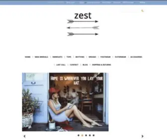 Shopzestonline.com(Zest) Screenshot