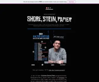 Shore-Stein-Papier.de(Shore, Stein, Papier) Screenshot