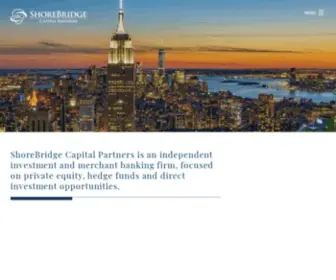 Shorebridge.com(ShoreBridge Capital Partners) Screenshot