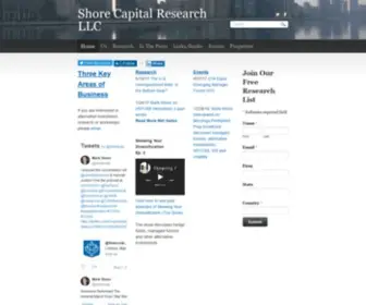 ShorecapmGMT.com(Research LLC) Screenshot