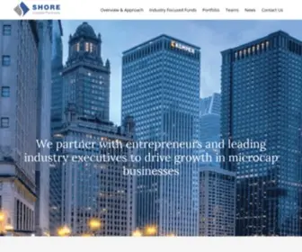 Shorecp.com(Shore Capital Partners) Screenshot