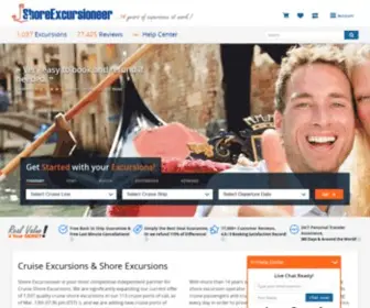 Shoreexcursioneer.com(All TOP cruise shore EXCURSIONS worldwide) Screenshot