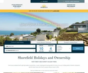 Shorefield.co.uk(Shorefield Holidays®) Screenshot