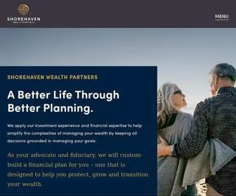 Shorehavenwealth.com(ShoreHaven Wealth Partners) Screenshot