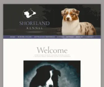 Shorelandkennel.com(Border Collies) Screenshot