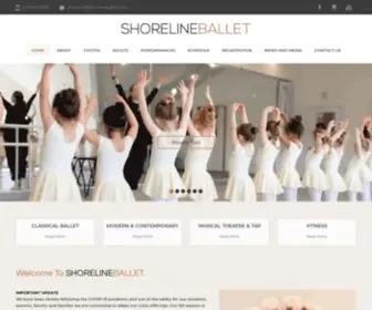 Shorelineballet.com(Ballet School in Guilford) Screenshot