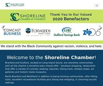 Shorelinechamberct.com(Shoreline Chamber of Commerce) Screenshot