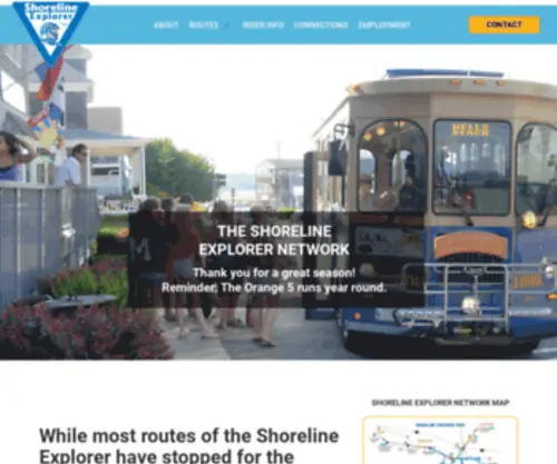Shorelineexplorer.com(Shoreline Explorer) Screenshot