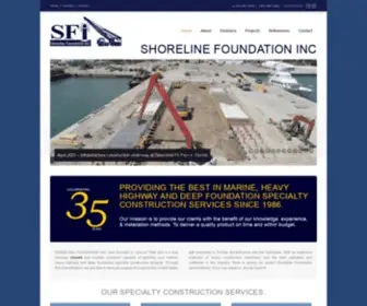 Shorelinefoundation.com(SFI) Screenshot