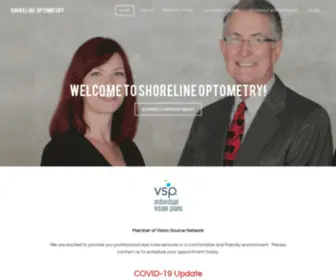 Shorelineoptometry.com(SHORELINE OPTOMETRY) Screenshot