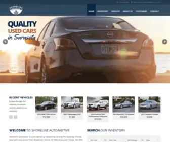 Shorelinesrq.com(Shoreline Automotive) Screenshot