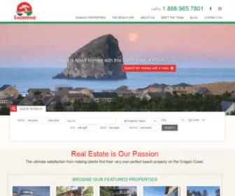 Shorepineproperties.com(Shorepine Properties) Screenshot