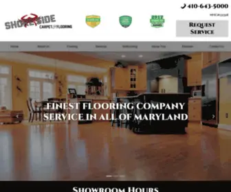 Shoresideflooring.com(Shore Side Carpet & Flooring) Screenshot