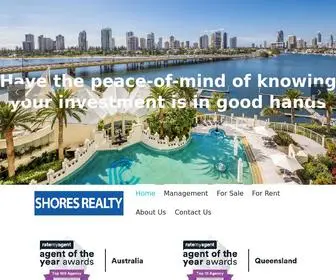 Shoresrealty.com.au(Shores Realty) Screenshot