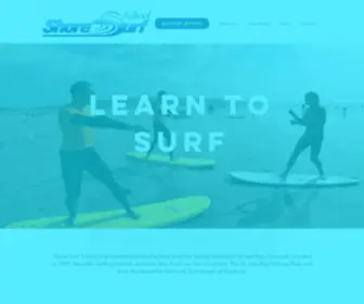 Shoresurf.com(Shore Surf School) Screenshot