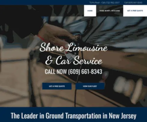 Shoretaxiandcarservice.com(LBI Taxi Cabs & Car Service) Screenshot