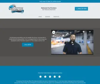 Shorewayplumbing.com(Shoreway Plumbing) Screenshot