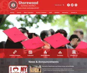 Shorewoodschools.org(Shorewood School District) Screenshot