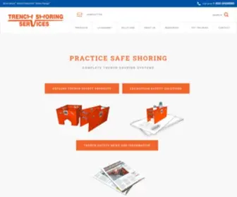 Shoring.com(Trench Shoring Services) Screenshot
