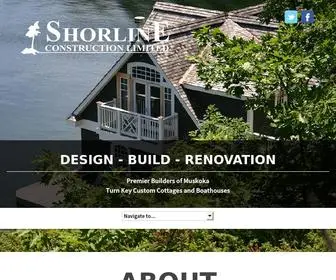 Shorlineconstruction.com(Shorline Construction) Screenshot