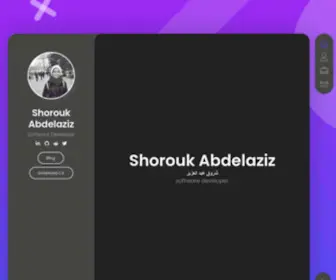 Shorouk.dev(Shorouk Abdelaziz) Screenshot