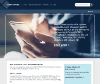 Short-Codes.com(Short Codes) Screenshot