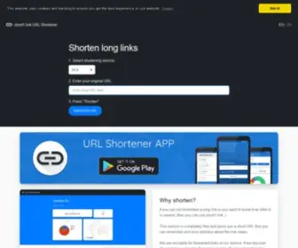 Short1.link(URL shortener) Screenshot