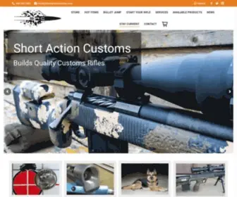 Shortactioncustoms.com(Short Action Customs) Screenshot