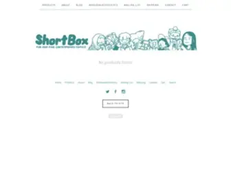Shortbox.co.uk(Home) Screenshot