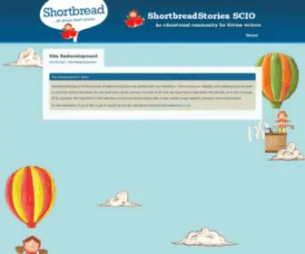 Shortbreadstories.co.uk(Read Short Stories and Write Short Stories at Shortbread) Screenshot