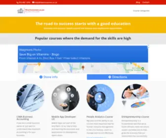 Shortcourses.co.za(Short Courses South Africa) Screenshot