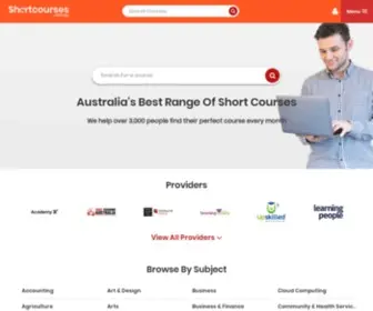 Shortcourses.com.au(Australia's no) Screenshot