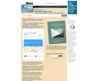 Shortcourses.com(ShortCourses-The On-line Library of Digital Photography) Screenshot