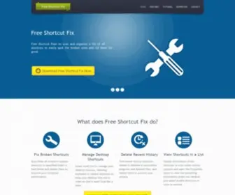 Shortcut-Fixer.com(Free shortcut fix software) Screenshot