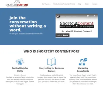 Shortcutcontent.com(Shortcut Content) Screenshot
