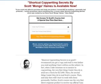 Shortcutcopywritingsecrets.com(Shortcut Copywriting Secrets) Screenshot