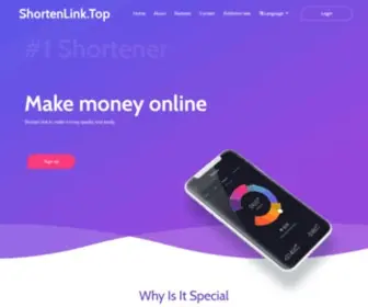 Shortenlink.top(Make money online) Screenshot