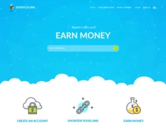 Shortle.link(Earn money for every visitor of your links) Screenshot