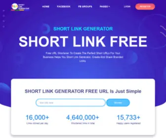 Shortlinkgenerator.com(URL Shortener) Screenshot