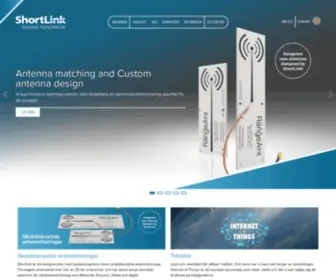 Shortlink.se(Vi utvecklar framtidens trådlösa elektronik) Screenshot