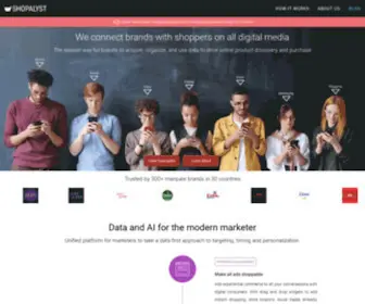 Shortlyst.com(Digital Ad & Marketing Platform) Screenshot