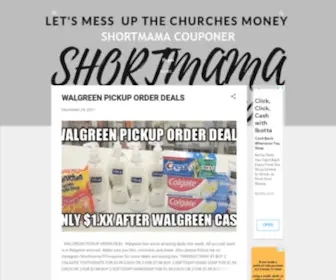 Shortmamacouponer.com(SHORTMAMA COUPONER) Screenshot