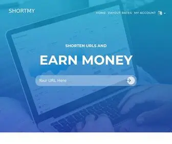 Shortmy.ovh(Web Acortar Enlaces y ganar dinero) Screenshot
