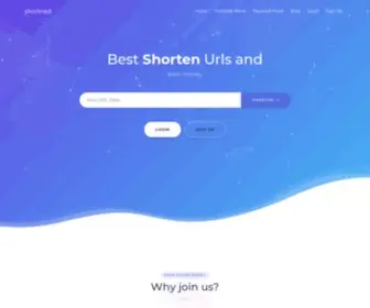 Shortned.com(Shortener) Screenshot