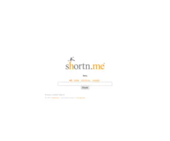 Shortn.me(Mobile ready URL shortener) Screenshot