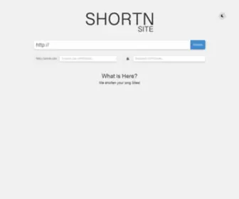 Shortn.site(Shortn Site) Screenshot