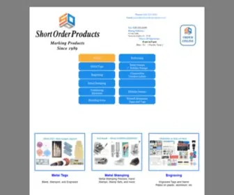 Shortorderproducts.com(Marking tools) Screenshot
