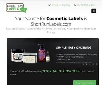 Shortrunlabels.com(Custom short) Screenshot
