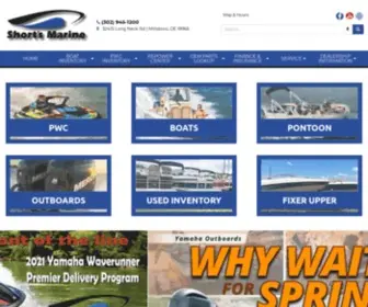 Shortsmarine.com(Home Short's Marine Millsboro) Screenshot