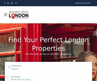 Shortstaylondon.co.uk(Just another WordPress site) Screenshot